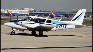 Piper PA30160 Twin Comanche Engine Start Up amp Departure N407AF [upl. by Kingsly]