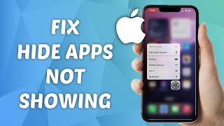 How to FIX Hide App Not Showing in Some Apps on iOS 18 [upl. by Eelsha737]