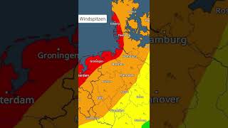 ❗️🌬️Sturmwarnung ab Donnerstagabend für den Nordwesten wetteronline shorts warnung sturm storm [upl. by Siuol639]