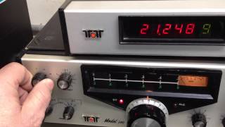 Ten Tec Model 540 HF Transceiver Ten tec model 244 [upl. by Ioyal]