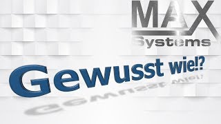 Max Systems GmbH Gewusst wie Folie vom Trägerpapier lösen [upl. by Jethro]