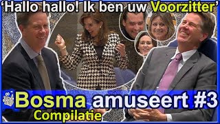 Compilatie Kamervoorzitter Martin Bosma amuseert Kamer 3  Tweede Kamer [upl. by Kragh]