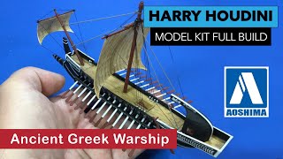 Aoshima Ancient Greek Warship Full Review and Build [upl. by Mcgurn846]