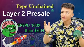 Pepe Unchained Layer 2 Presale  PEPU Presale is Live  Pepu 100X than ETH  How to Buy Pepu [upl. by Korfonta]