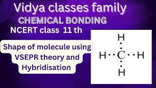 Shape and Structures of Molecules Using VSEPR Theory and Hybridisation [upl. by Eycats]