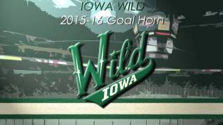 Iowa Wild 201516 Goal Horn [upl. by Thomasa]