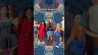 recreating the ICONIC Wizards of Waverly Place transitions with the new cast 🪄🔮 [upl. by Arihppas]