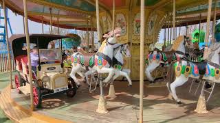 Carousel Ride At Brean Theme Park [upl. by Atsyrt]