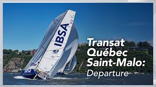 Transat Québec SaintMalo Departure [upl. by Nojel684]