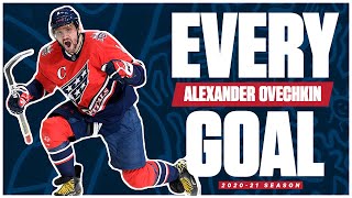 Every Alexander Ovechkin Goal From The 202021 NHL Season [upl. by Yerkovich]