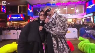 MAHMOOD E FIORELLO FANNO UN MEDLEY a Viva Rai2 sanremo2024 [upl. by Riada624]