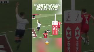 Rugby Players Out Run The Entire Opposition [upl. by Nohtan]