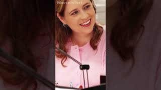 Jenna Fischer Pam Beesly Talks About Her Chemistry with John Krasinski On quotThe Officequot shorts [upl. by Leirbag322]