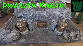 DIY Mines of Moria  Erebor Scale 28mm Terrain for Miniature Wargaming Warhammer amp DnD [upl. by Muriah]