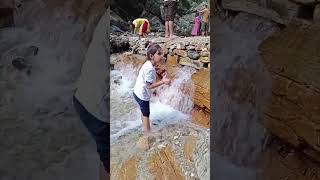 Yashvee memorable trip mukteshwarbhaalugadh waterfall [upl. by Anahsohs408]