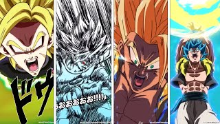 LR DBS BROLY amp CARNIVAL SSJ GOGETA SUPER ATTACK ANIMATIONS  DBZ Dokkan Battle [upl. by Mungo]