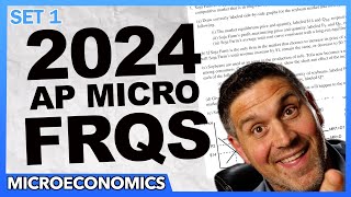 2024 AP Micro FRQ Answers Set 1 [upl. by Atteynod713]