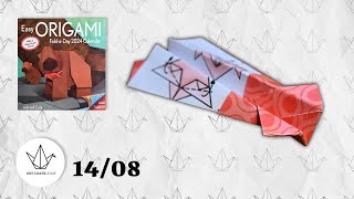 1408  Apex Airplane  Easy ORIGAMI Calendar 2024 [upl. by Aicelav]