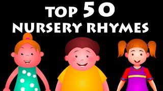 Top 50 Rhymes For Kids  Nursery Rhymes Collection For Children [upl. by Ormond]