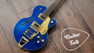 Guitar Talk  Gretsch Electromatic G5655TG Centre Block JR Review [upl. by Eedia]