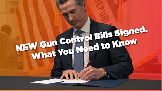 NEW Gun Control Bills Signed What You Need to Know [upl. by Funch]