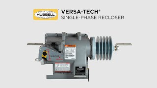 Hubbell® VersaTech® SinglePhase Recloser  Programming [upl. by Asseret]