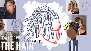 How To Draw Dreadlocks  Step by Step Tutorial [upl. by Desiree842]