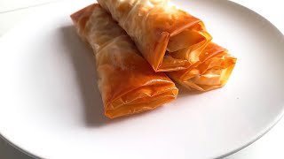 Tuna Vegetable Phyllo Pastry recipe جلاش بالتونة و الخضروات [upl. by Ecirehs]