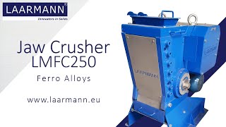 Jaw Crusher 250  Ferro Alloys [upl. by Anaynek552]