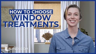 How to Choose Window Treatments  Blindscom [upl. by Yekim]