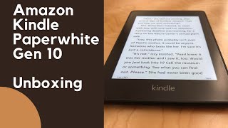 Amazon Kindle Paperwhite 10th Gen  Unboxing [upl. by Yrdnal]