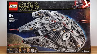 LEGO Star Wars 75257 Millennium Falcon 2019 SPEED BUILD [upl. by Pike76]