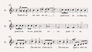 cantate domino alto 1 [upl. by Meagan]