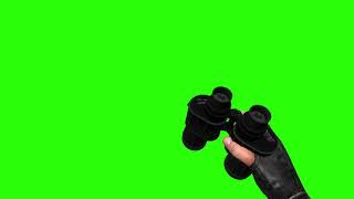 Binoculars in First Person GREEN SCREEN [upl. by Ecadnac]