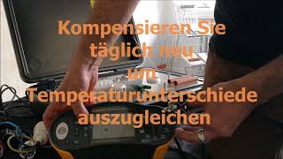 Fluke 1664 FC Messleitungen Messadapter kompensieren Bedienungsanleitung [upl. by Deenya495]