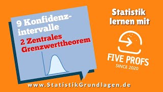 92 Konfidenzintervall  Zentrales Grenzwerttheorem [upl. by Daphne140]