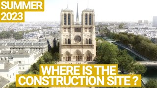 NotreDame de Paris  Current progress after the fire June July and August [upl. by Zacharie743]