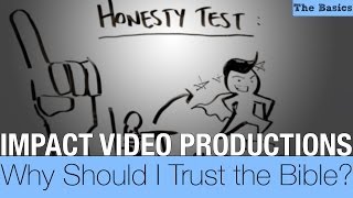 Why Should I Trust the Bible  IMPACT Whiteboard Video [upl. by Hairym]