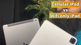 Cellular vs WiFi only iPad shorts [upl. by Ireva67]