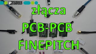 Złącza PCBPCB FINEPITCH Phoenix Contact [upl. by Anaibib]