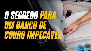 VITRIFICAÇÃO DE BANCO DE COURO como proteger o seu carro por até 1 ano [upl. by Childers]