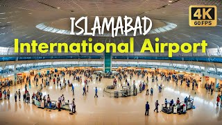 🇵🇰 The MOST STUNNING Islamabad International Airport Walking Tour in 4K 60FPS [upl. by Urba758]