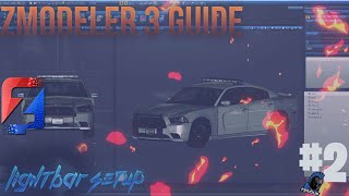 ZModeler 3 For Dummies Guide Series  Lightbar Setup  2 [upl. by Meean]