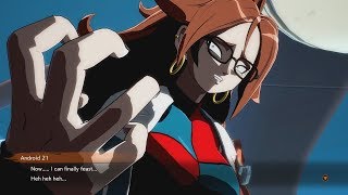 DRAGON BALL FIGHTERZ Android 21 Almost Eats Krillin [upl. by Enrico]