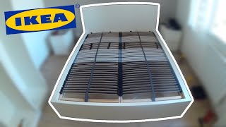 IKEA How To Build an MALM BED  monter lit [upl. by Nosa]