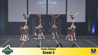 Ocean 5  U18 N5  CheerFest 2024 Montréal  Run 2  Pirates Athletics [upl. by Kidd]