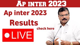 How to check ap inter results live 2023  ap inter results latest 2023 [upl. by Ikcin411]