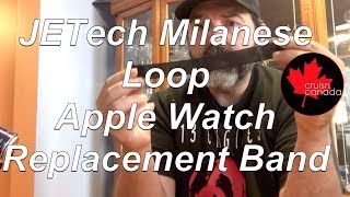 JETech Milanese Loop Stainless Steel Apple Watch Replacement Strap [upl. by Aneela]