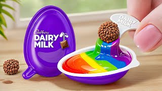 Kinder Joy Chocolate Cake with Dairy Milk Decorating  How to Create Stunning Colorful Cake [upl. by Hindu517]