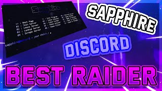 Sapphire Raider V2 Best Discord Raider Raid scam server [upl. by Ramled79]